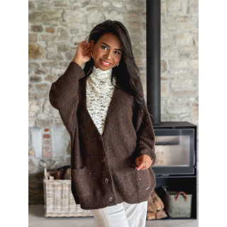 Gilet Ilanna - Chocolat