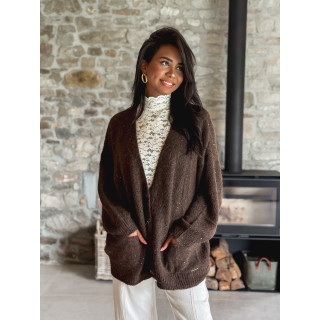 Gilet Ilanna - Chocolat
