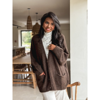 Gilet Ilanna - Chocolat