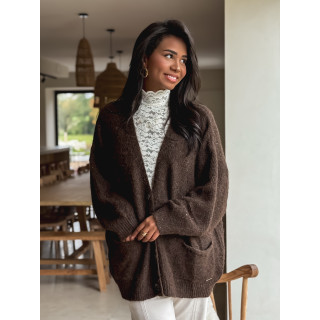 Gilet Ilanna - Chocolat