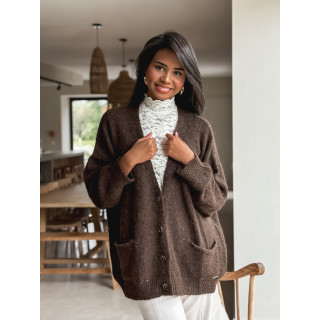 Gilet Ilanna - Chocolat