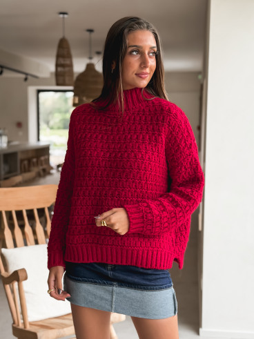 Pull Rosalie - Rouge
