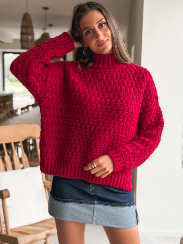 Pull Rosalie - Rouge