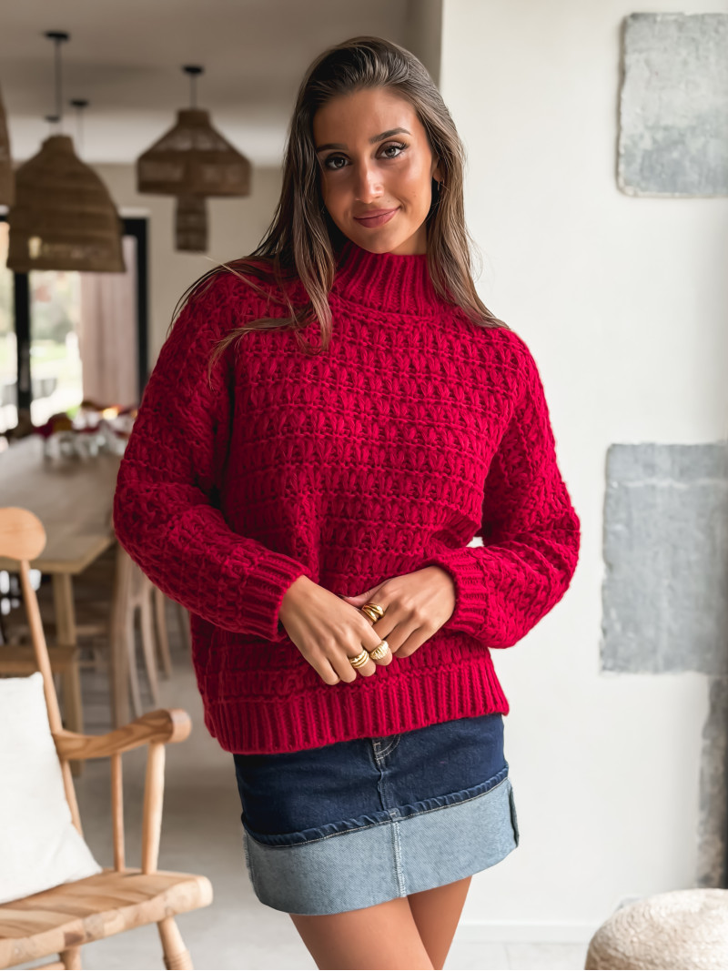 Pull Rosalie - Rouge