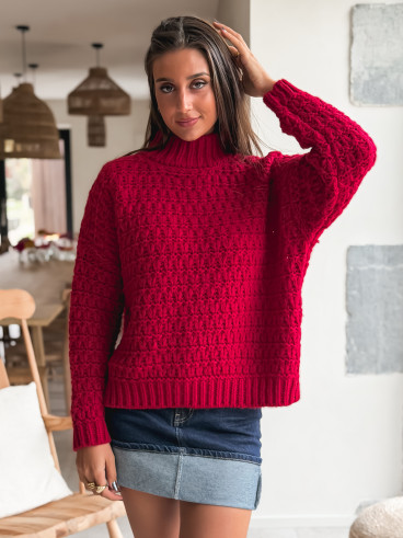 Pull Rosalie - Rouge