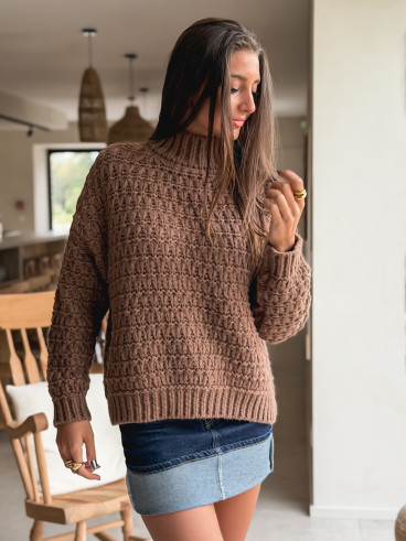 Pull Rosalie - Chocolat