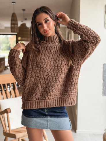 Pull Rosalie - Chocolat