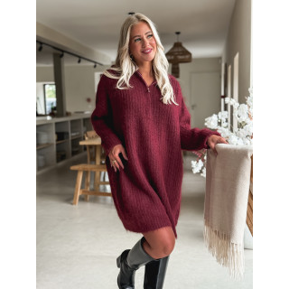 Robe pull Oriane - Bordeaux