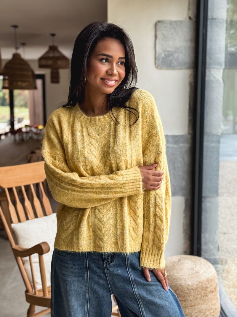 Pull Caissy - Jaune Pull Caissy - Jaune
