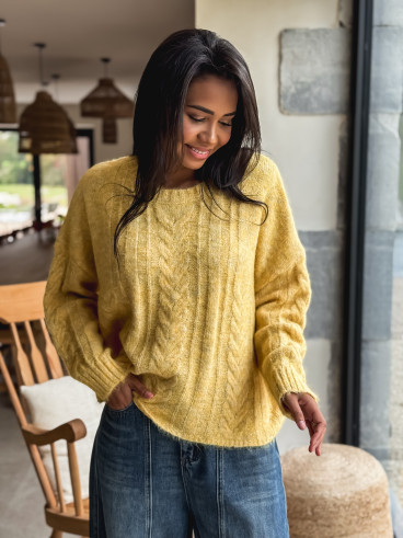 Pull Caissy - Jaune Pull Caissy - Jaune