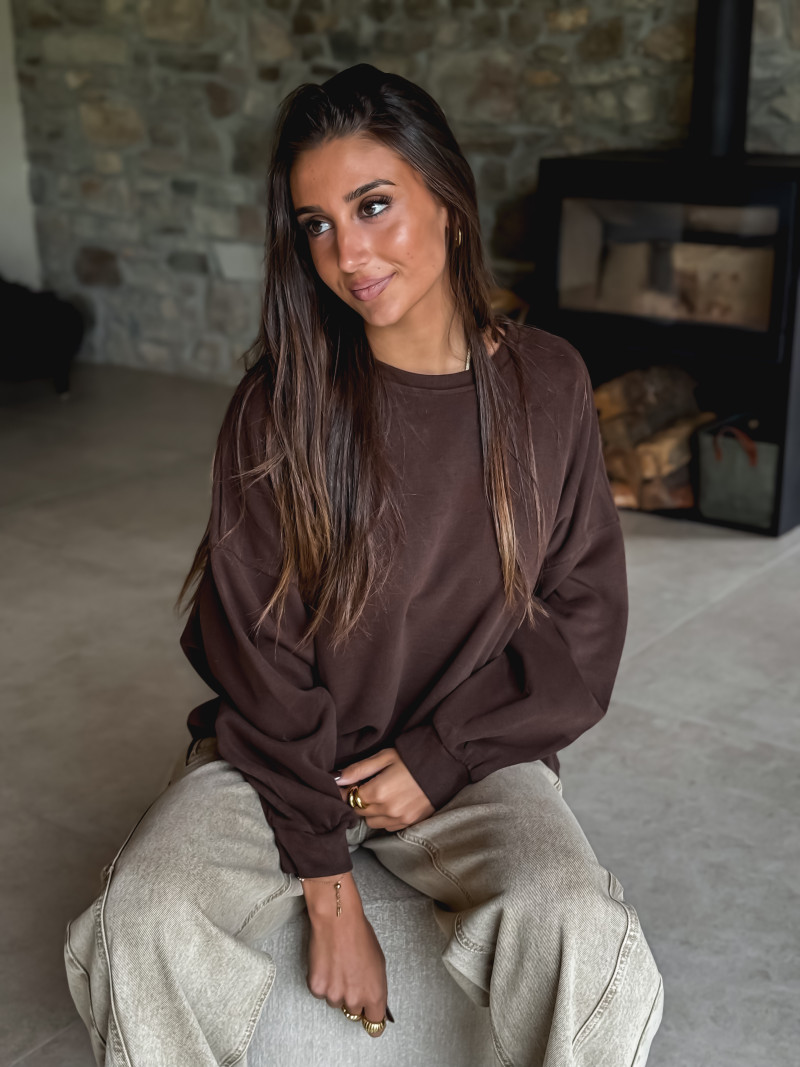 Pull Bianca - Chocolat