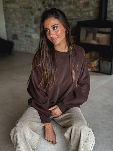 Pull Bianca - Chocolat