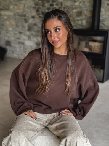 Pull Bianca - Chocolat