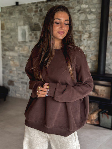 Pull Bianca - Chocolat