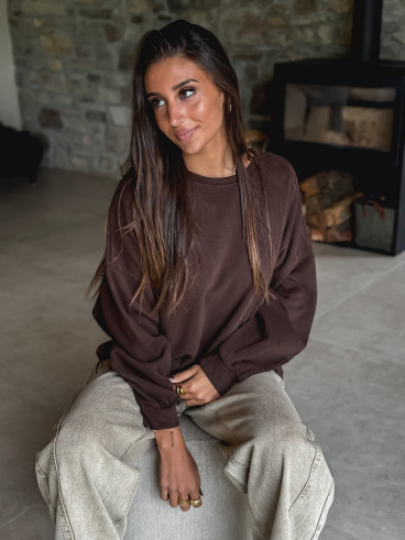 Pull Bianca - Chocolat