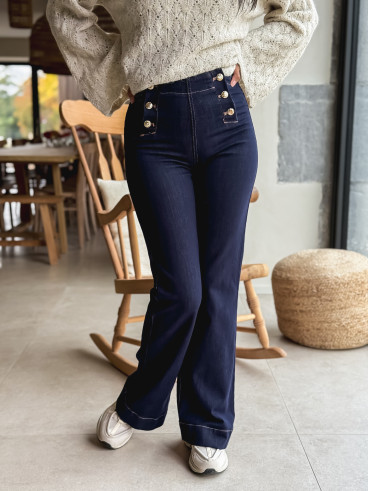 Jeans Noraline - Bleu foncé