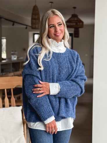 Pull Caissy - Bleu indigo