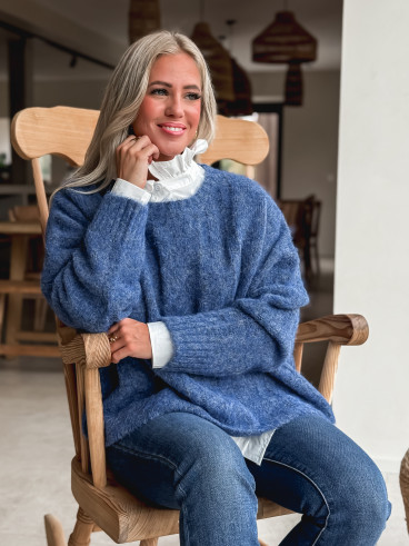 Pull Caissy - Bleu indigo