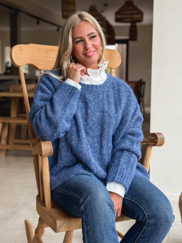 Pull Caissy - Bleu indigo