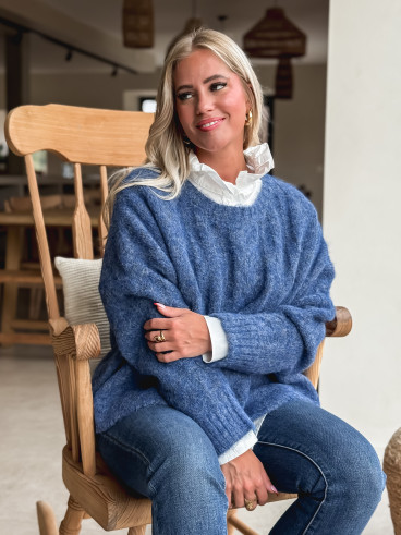 Pull Caissy - Bleu indigo