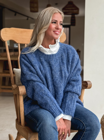 Pull Caissy - Bleu indigo