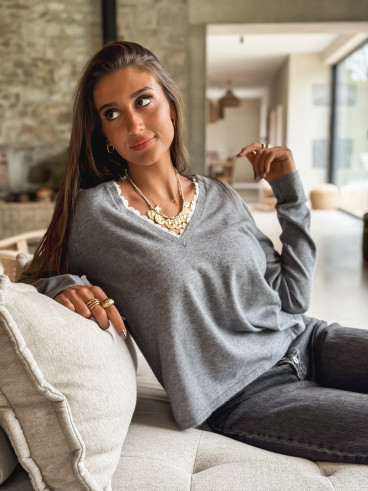 Pull Aylina - Gris