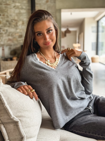 Pull Aylina - Gris