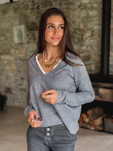 Pull Aylina - Gris