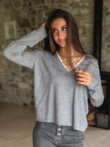 Pull Aylina - Gris