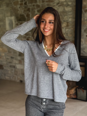 Pull Aylina - Gris