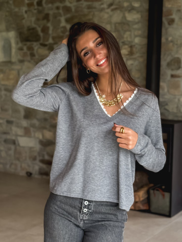 Pull Aylina - Gris