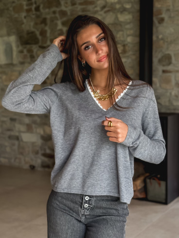 Pull Aylina - Gris