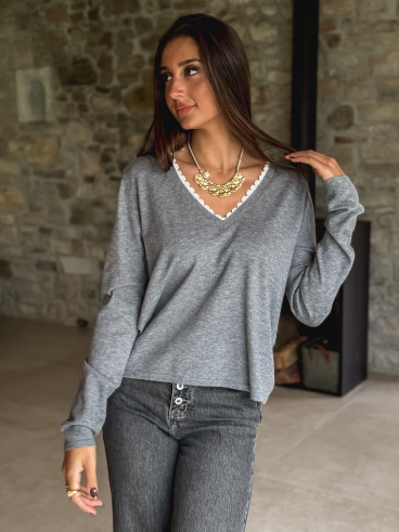 Pull Aylina - Gris