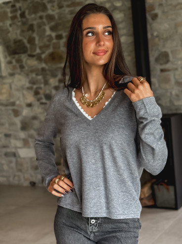 Pull Aylina - Gris