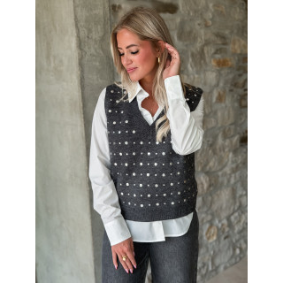 Pull sans manches Elsa - Gris