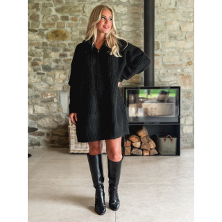 Robe pull Oriane - Noir