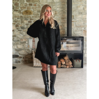 Robe pull Oriane - Noir