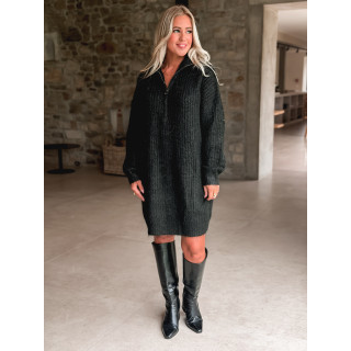 Robe pull Oriane - Noir