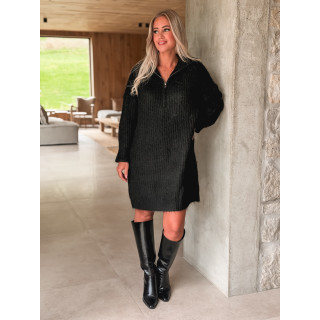 Robe pull Oriane - Noir