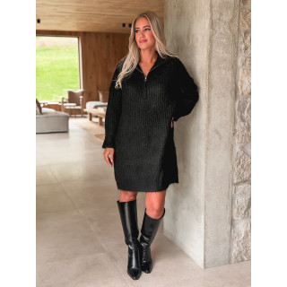 Robe pull Oriane - Noir