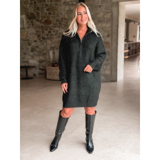 Robe pull Oriane - Noir