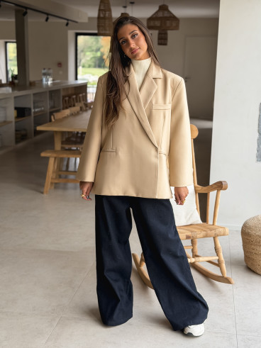 Blazer Aubépine - Taupe