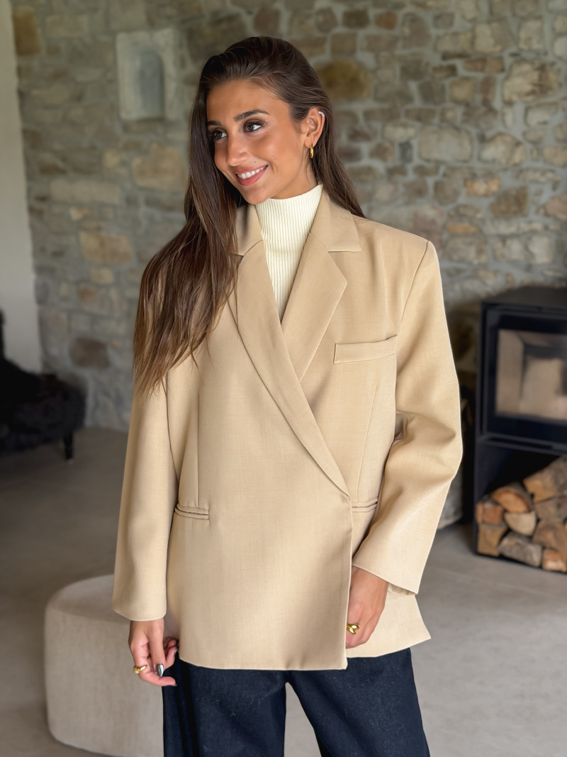 Blazer Aubépine - Taupe
