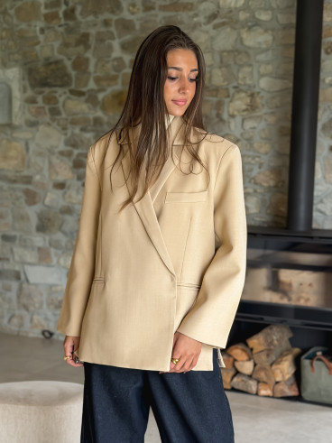 Blazer Aubépine - Taupe