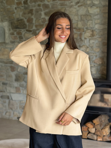 Blazer Aubépine - Taupe