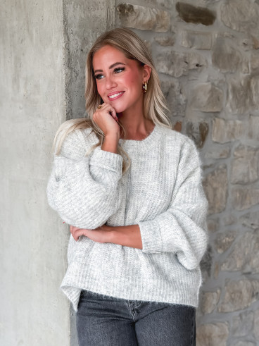 Pull Mariko - Gris clair
