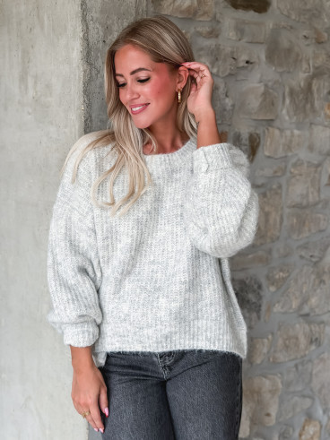 Pull Mariko - Gris clair