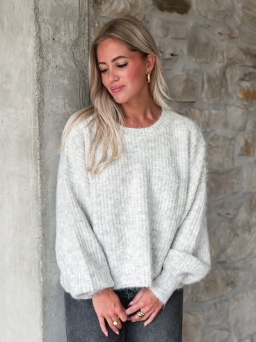 Pull Mariko - Gris clair