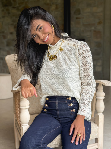 Blouse Ylna - Crème