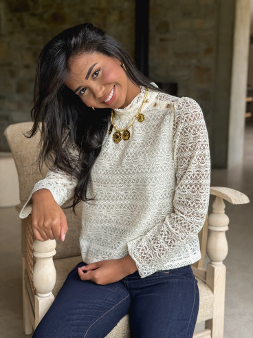 Blouse Ylna - Crème